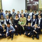 Фото на память с учащимися 5 класса МБОУ СОШ №2